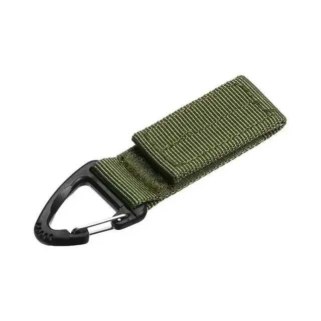 1-3 Stück Taktischer Schlüsselhaken-Clip, Klemme, Schnalle, Nylon-Gurtband, Molle-Gürtelkarabiner, Outdoor-Gurt, Kletterzubehör – Detail 1