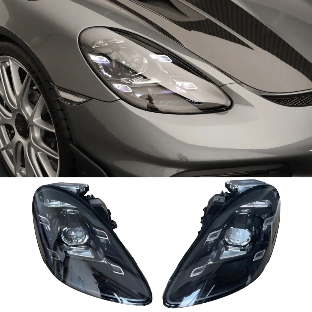 

Для Porsche 2016-2025 Model 718, обновленная новая высококачественная матричная фара с четырьмя глазами в сборе