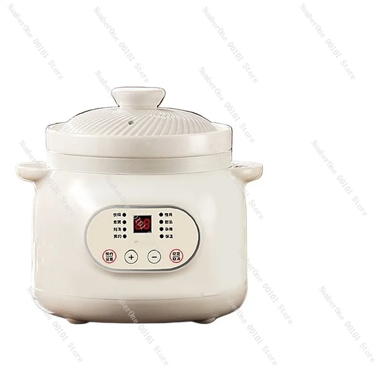 

New Electric Ceramic Soup Pot, 2025 Portable Home Stove Pot for Baby Food and Porridge, Multi-functional Soup Maker for Cooking