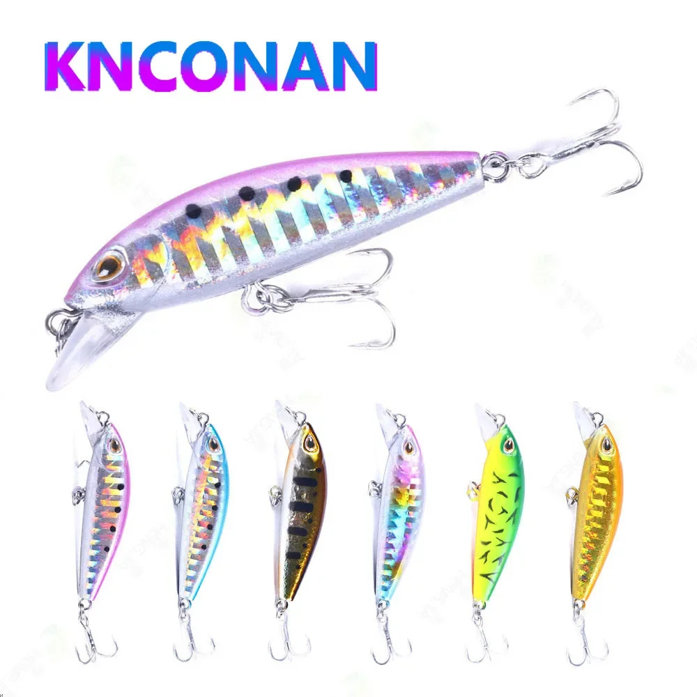 

55mm 6.6g Mini Sinking Minnow Fishing Lures Pesca Wobbler Jerkbait Artificial Hard Bait for Carp Perch Swimbait Fishing Supplies