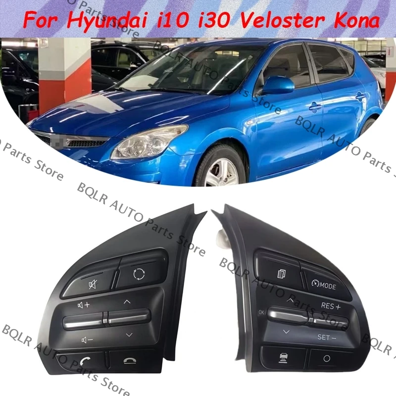 

96710-J9520TMT Electric Vehicle Steering Wheel Switch Button Cruise Button Radio Control For Hyundai i10 i30 Veloster Kona