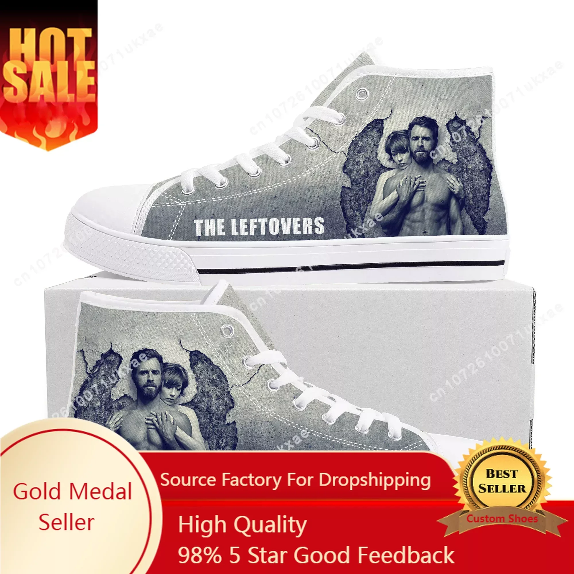 The Leftovers High Top Sneakers Mens Womens Teenager High Quality Kevin Garvey Canvas Sneaker couple Casual Shoe Customize Shoes