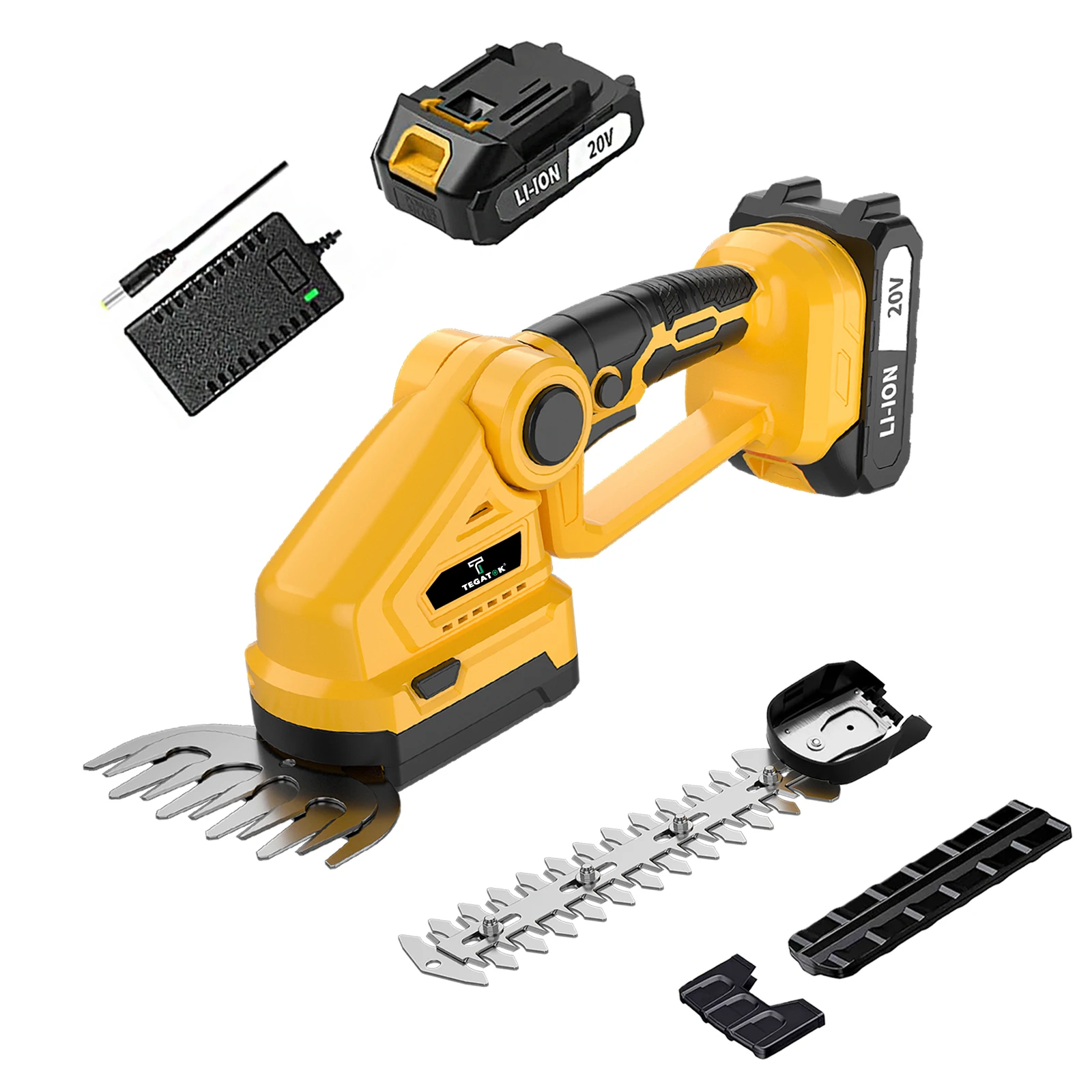 

Электрический кусторез 2-в-1, триммер для газона и кустарников, беспроводная машина для прополки, для ухода за садом, совместим с аккумулятором Makita 20V