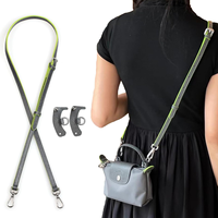 3Pcs/Set Bag Straps for LONGCHAMP Mini Bag Leather Accessories DIY Transformation Punch Free Shoulder Crossbody Conversion