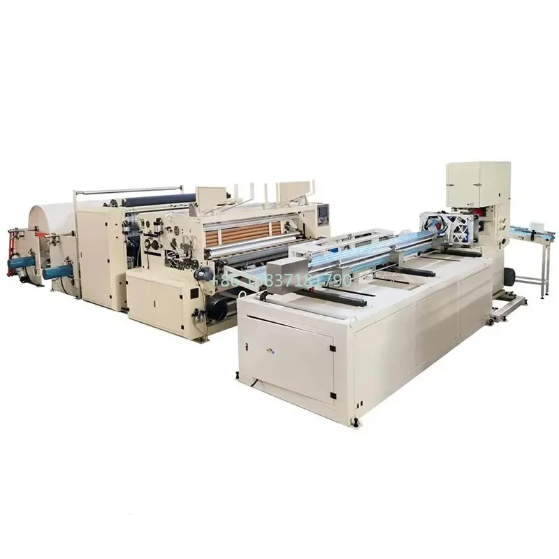 China Automatic Toilet Paper Making Rewinding Machine Tissue Paper Machine Toilet Paper Cutting Rewinding Machine Manufacturer