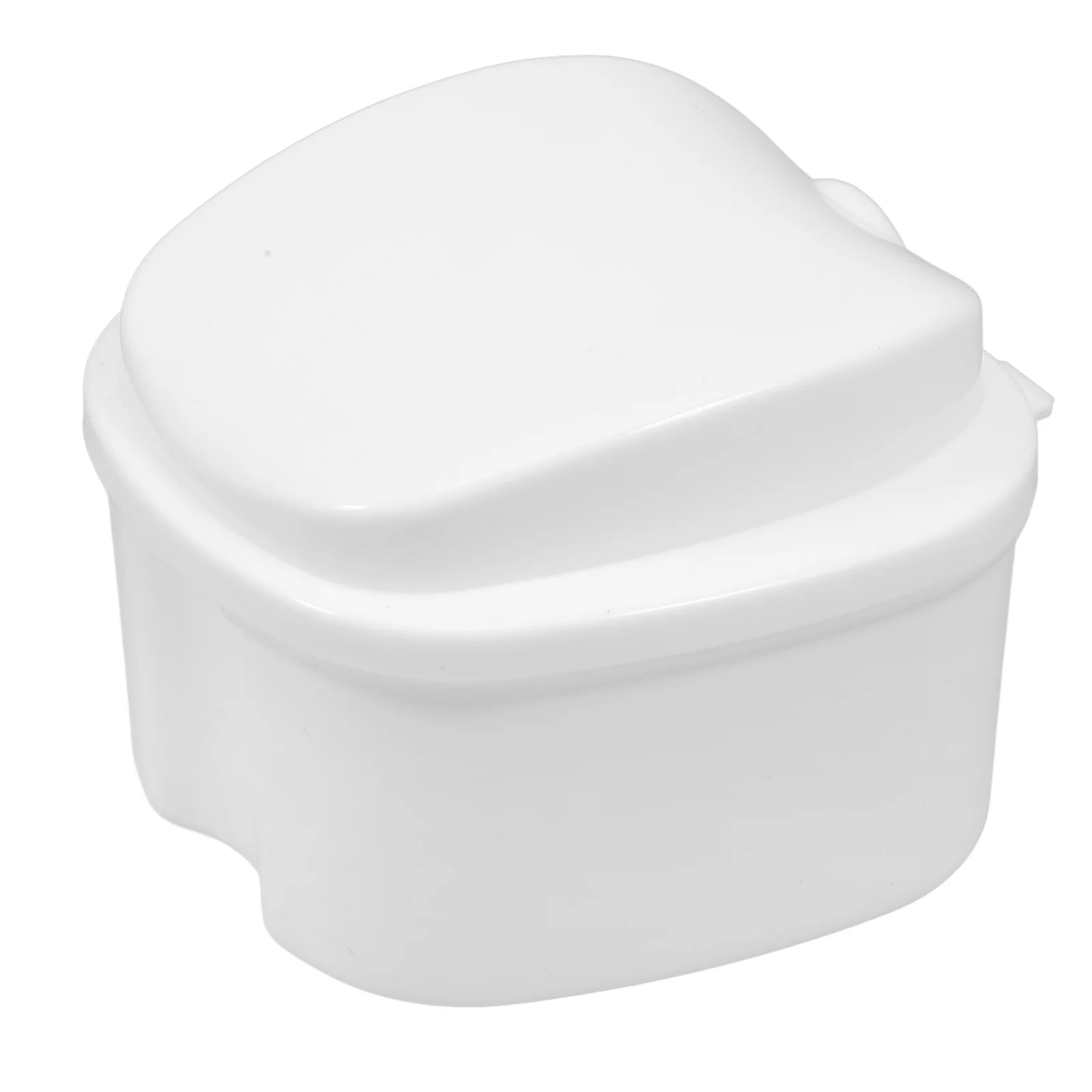 

Denture Premium Pp False Teeth Storage Case With Hole Compact For Travel Camping Cleaning Denture Pink