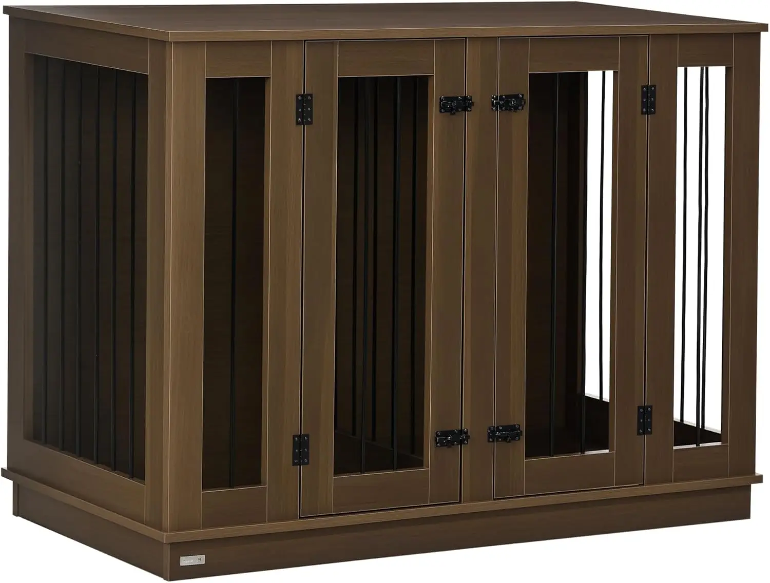 

Ящик для собак в стиле мебели со съемным перегородкой, боковой торцевой столик для собачьего ящика в помещении с двойными дверцами, для маленьких и больших собак