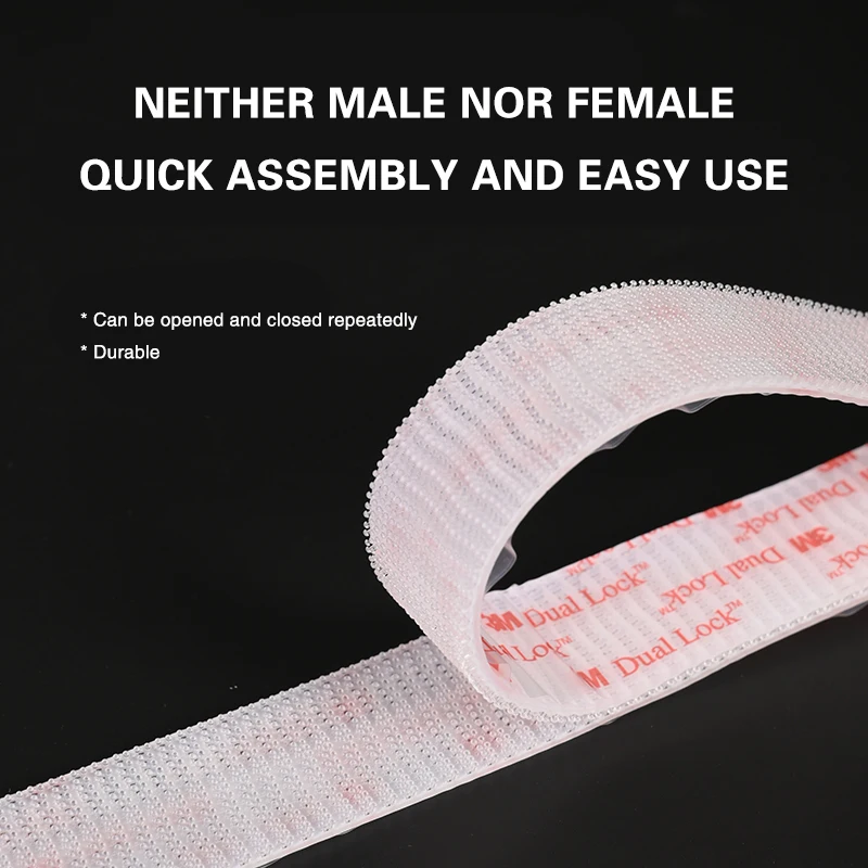 3M Fastener Adhesive Tape Sewing Fabric Double Sided Adhesive Mushroom Adhesive Fastener Tape Dual Lock Dual-Si