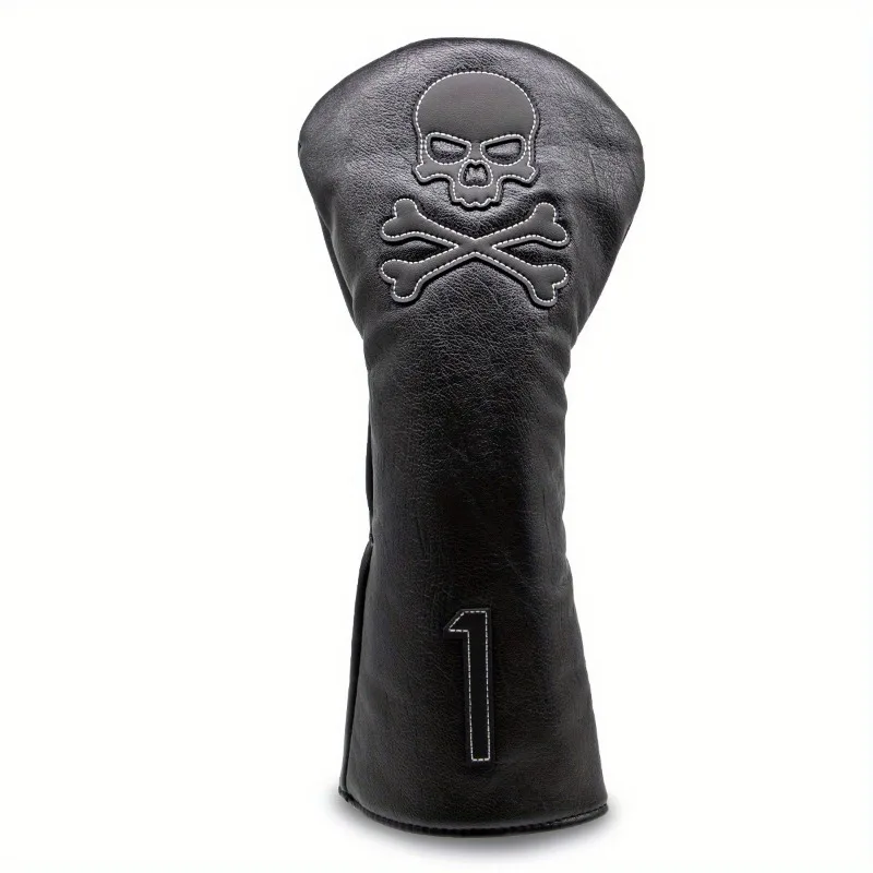 Fashionable Skull Pattern Golf Club Headcover, For No. 1 No. 3 No. 5 No. H Club