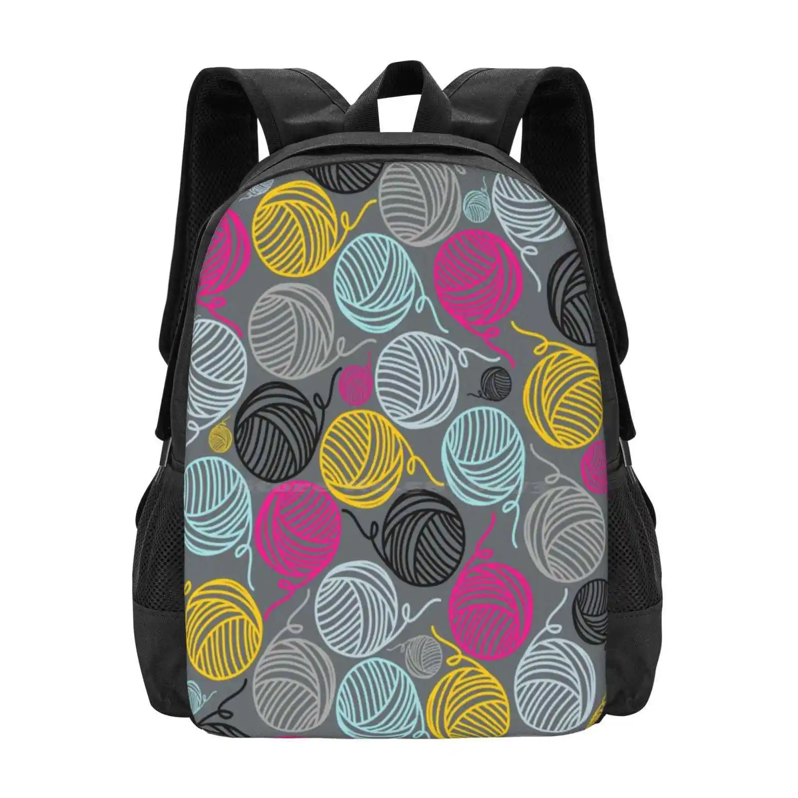 Yarn Yarn Yarn Yarn Yarn Hot Sale Schoolbag Backpack Fashion Bags Yarn Crochet Knit Hobby String Pink Aqua Yellow Gray Black