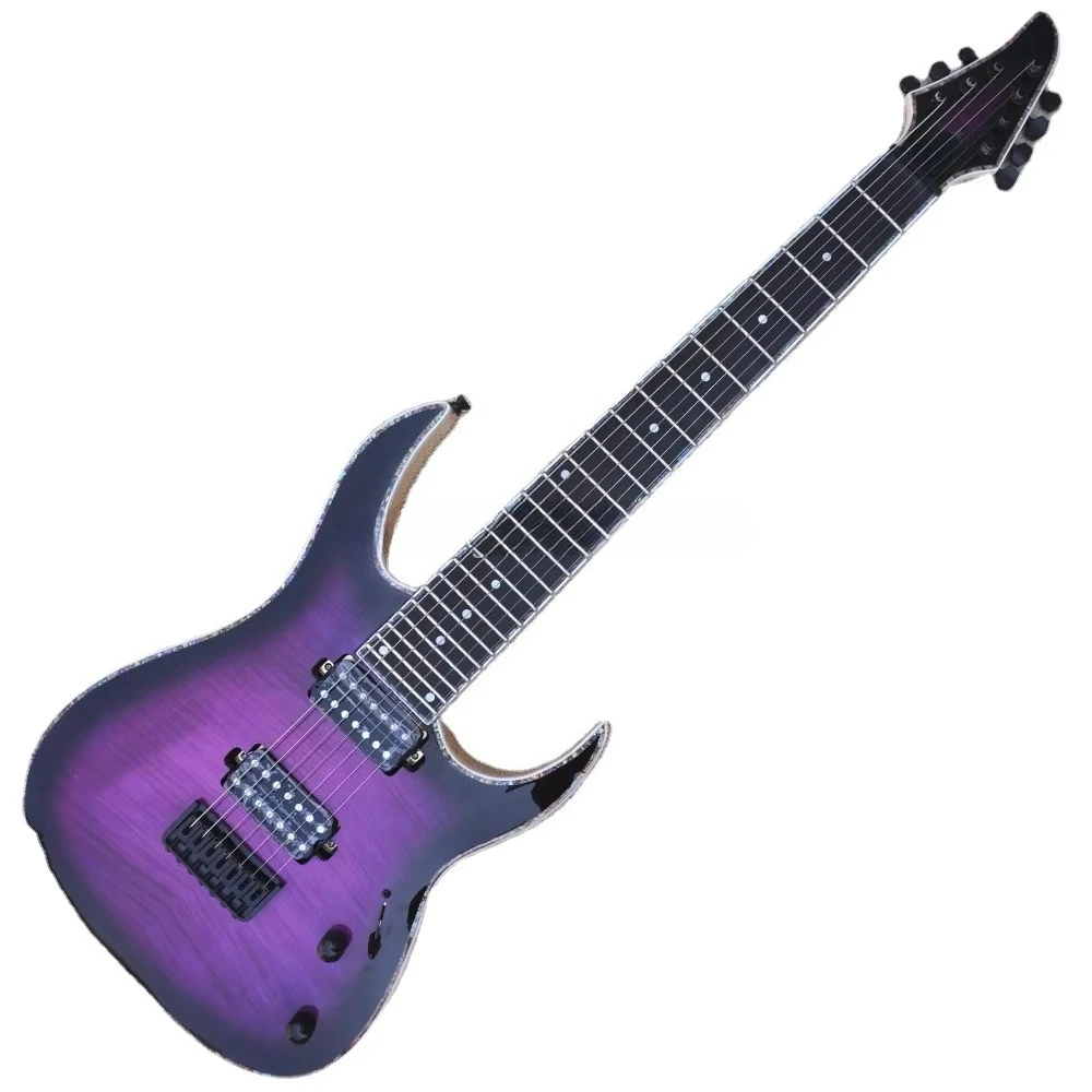 

STLFFlyoung 7 Strings Electric Guitar Stringed Instruments Colorful Binding Body and Neck