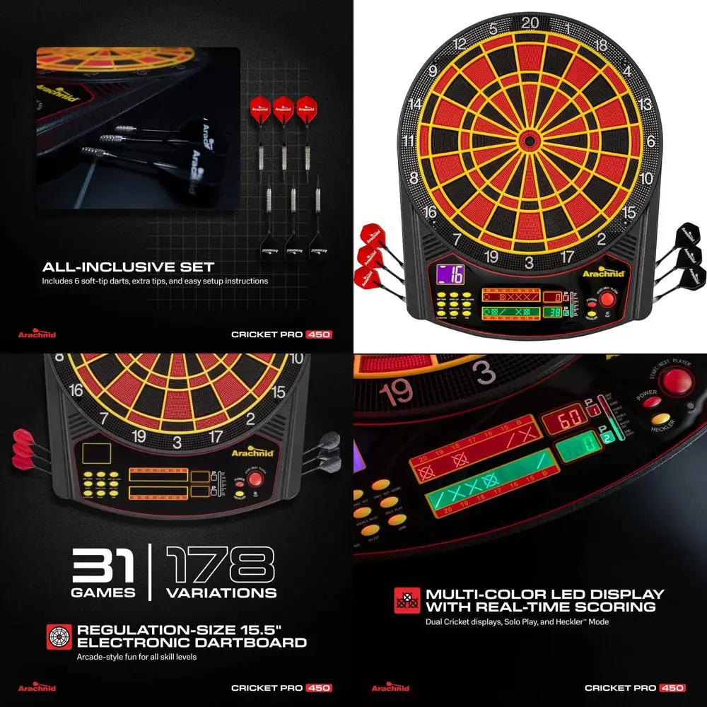 

Electronic Dartboard Pro 450: High-Tech Cricket Scoring