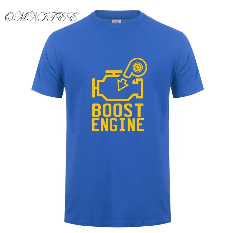 New Summer Men Tshirt Auto Boost Engine Casual Cotton Short Sleeve Funny automobile engine Men T Shirts High Quality OT-892