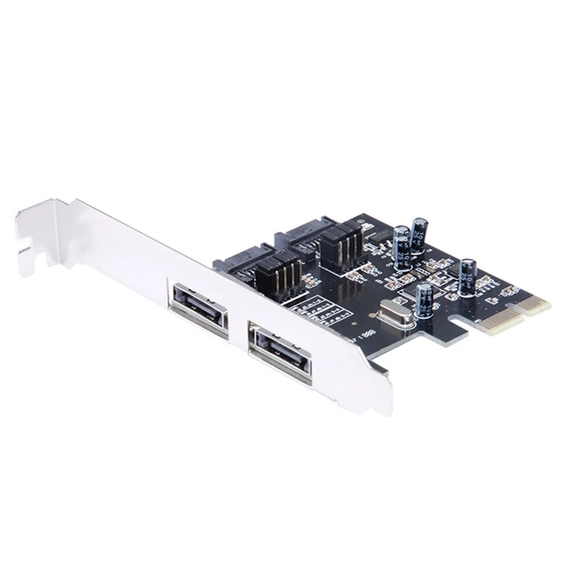 PCI-E To SATA Expansion Card 2 Ports SATA+E SATA Adapter Card ASM1061 PCI-E To SATA3.0 Adapter Converter