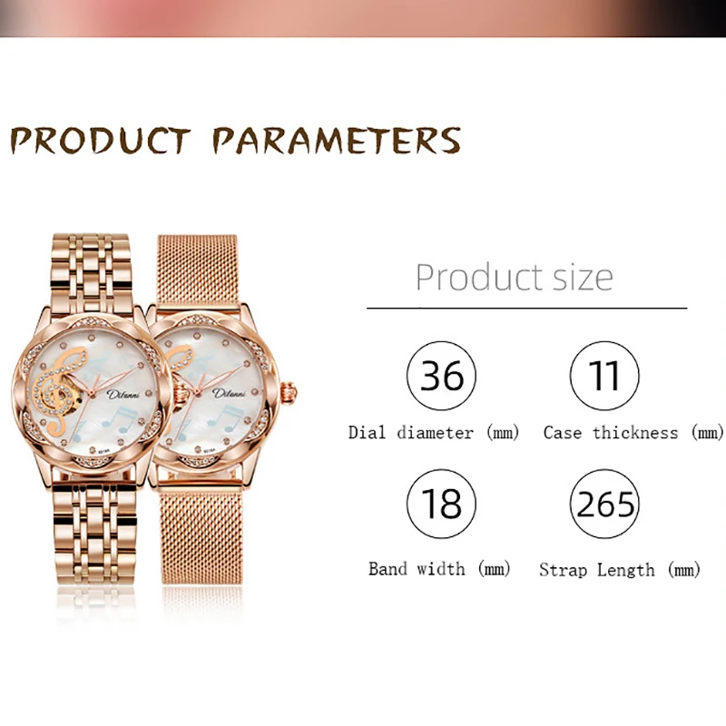 Women Automatic Watch Diamond Mechanical Sport Wristwatch Elegant Female Waterproof Full Steel Bracelet Business Luminous Clock