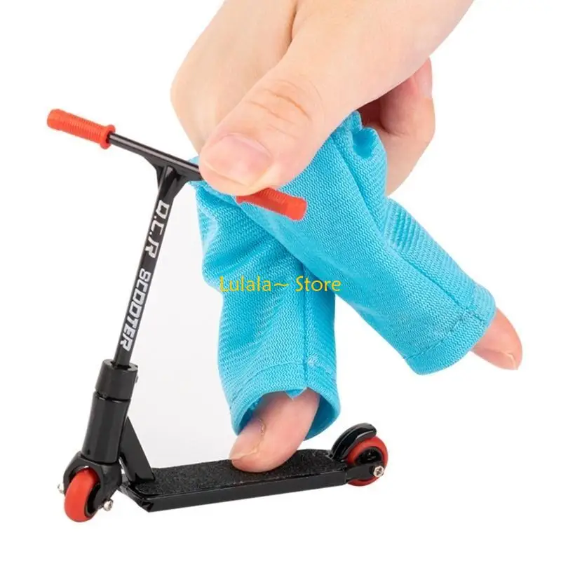 

Y4QA Finger Scooter Toy Set with Finger Pants, Finger Shoes and Tool Accessories