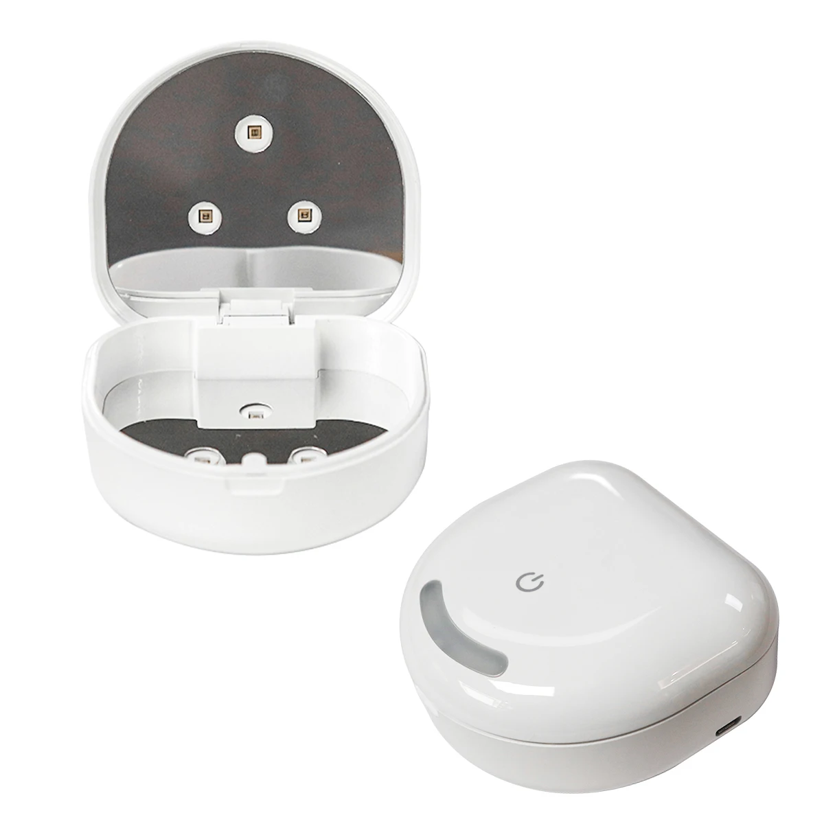 

Custom Line Cute Dental Denture Retainer Box Tooth for Dental Lab