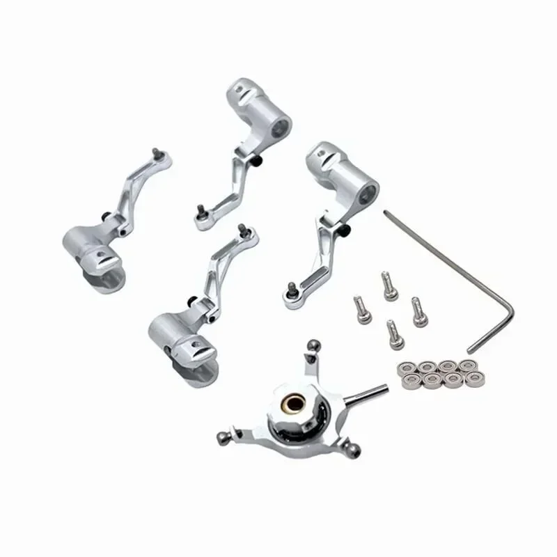 Set di piatti oscillanti per elicottero RC, comodo con clip per fogli con cuscinetto per WLToys K170 K124