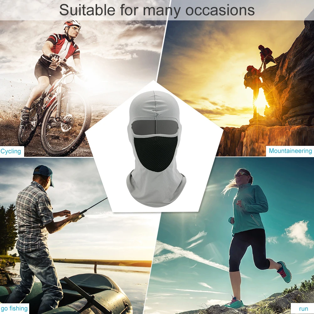 

Full Cover Face Mask Cycling Balaclava Hat Lycra Outdoor CS Breathable Balaclava