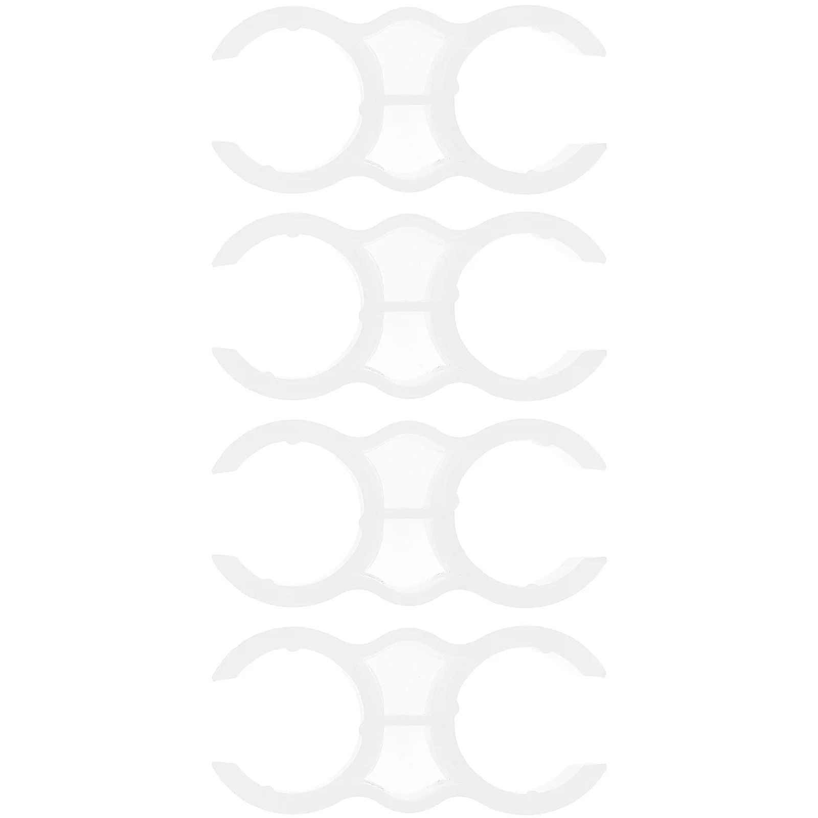 

4Pcs Broom Clamp Secure Cleaning Tool Linkage Double Pipe Clips Broom Dustpan Coupler Fastener Attachment for Sweeping Set