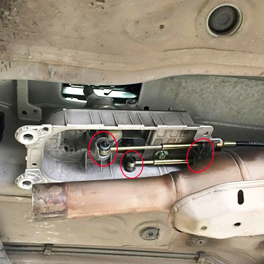 ناقل الحركة اليدوي كابل نقل السرعات جلبة قفل غسالة شيفتر محدد الربط نهاية قضيب عدة لاستبدال أودي VW مقعد سكودا #4