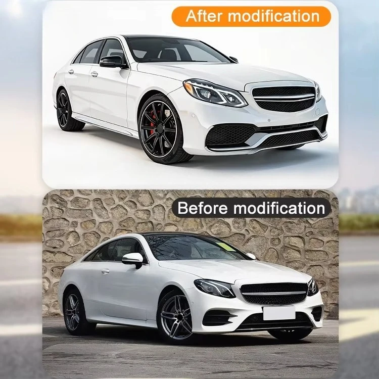 Wholesale Price E63 Style Body Kit with Headlights Taillights Hood for Mercedes Benz W212 09-12 Upgrade to 13-15 E63 Bodykit