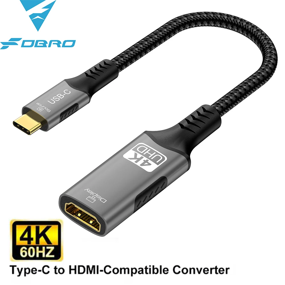 FDBRO USB Typ C auf HDMI Adapter 8K@60Hz USB C zu HDMI Konverter für Xiaomi MacBook Pro Air iPad Pro Samsung Galaxy HDMI Kabel – Detail 9