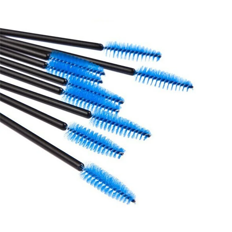 50 pz pennello per ciglia usa e getta estensione ciglia pennello per sopracciglia Mascara bacchette applicatore Spoolers ciglia trucco cosmetico