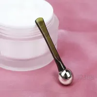 Eye Skin Massager Unbreakable Reduce Puffiness Zinc Alloy Eye Cream Applicator Eye Serum Roller Ball Massager Stick for Women