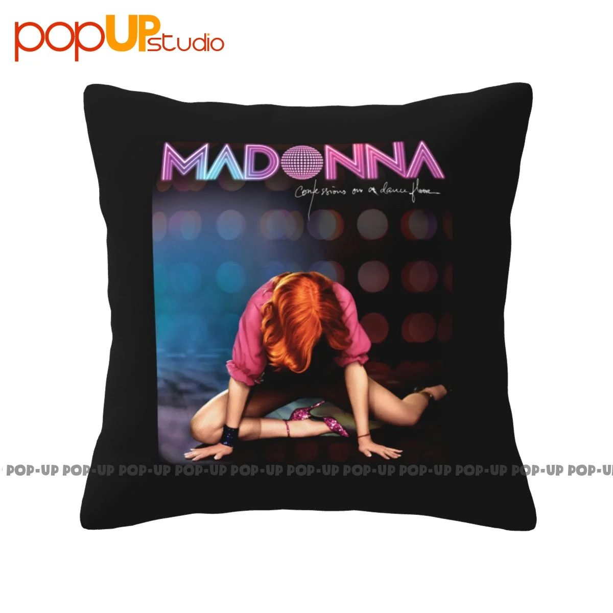 Funky Vintage Confessions On The Dance Floor Madonna Pillowcase Throw Pillow Cover For Sofa Super Soft Cushion Cover