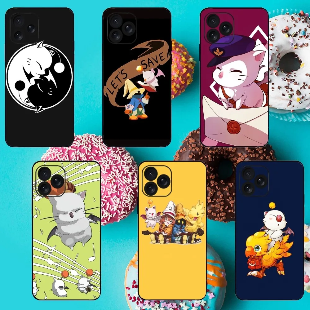 Cute Moogle Final Fantasy Phone Case For iPhone 8 11 12 13 14 15 Mini X XR XS PRO MAX Plus Shell