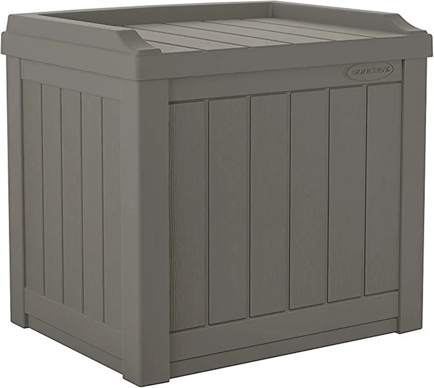 22-Gallon Outdoor Storage Box with Seat, Weather-Resistant Patio Deck Box for Cushions, Tools, Towels, Pool, Yard, Garden