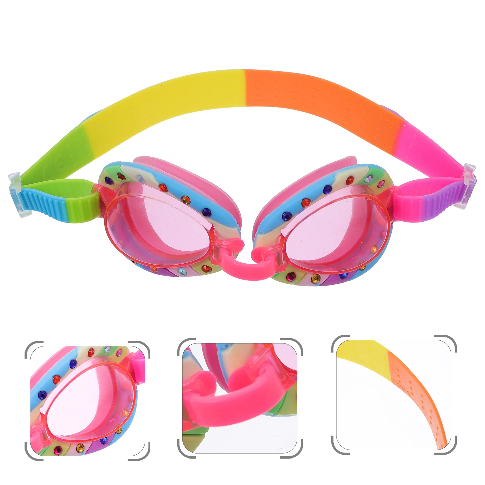 

Children's Swimming Goggles Glass Equipment Kids Glasses Anti-fog Colorful Cartoon Water Proof