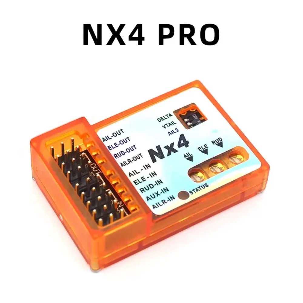 ZMR NX4 PRO EVO Flight Controller 3D Flight Gyroscope Balance For Fixed-wing Aircraft Support Rate/Hold/Gyro Off Mode