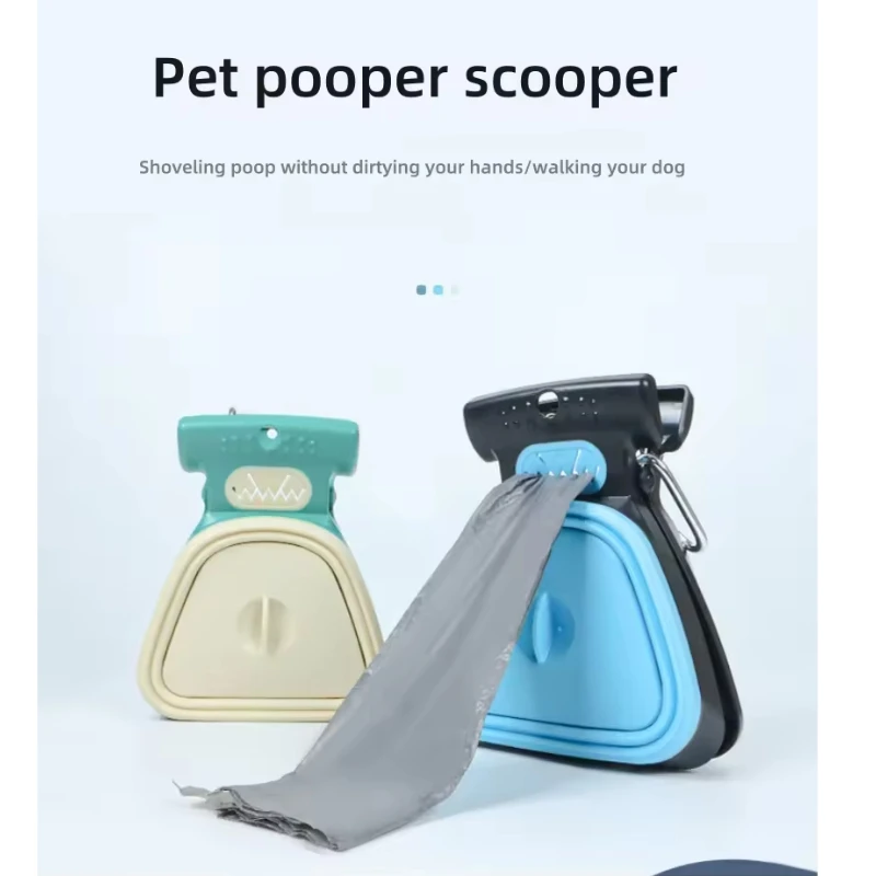 Pet Poop Picker Multi Color And Dual Size Options Dogs Walking Outdoor Poop Picker Convenient And Quick To Clean Up Pet Feces