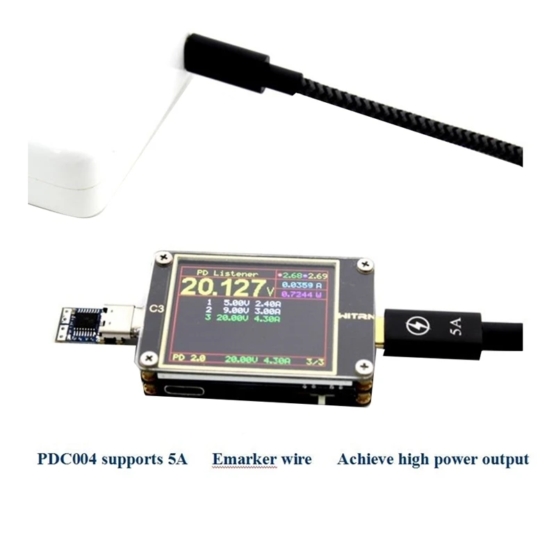 Modulo esca PDC004-PD da 1 pezzo PD23.0 a cavo di prolunga trigger DC DC tipo C esca PD (20 V)