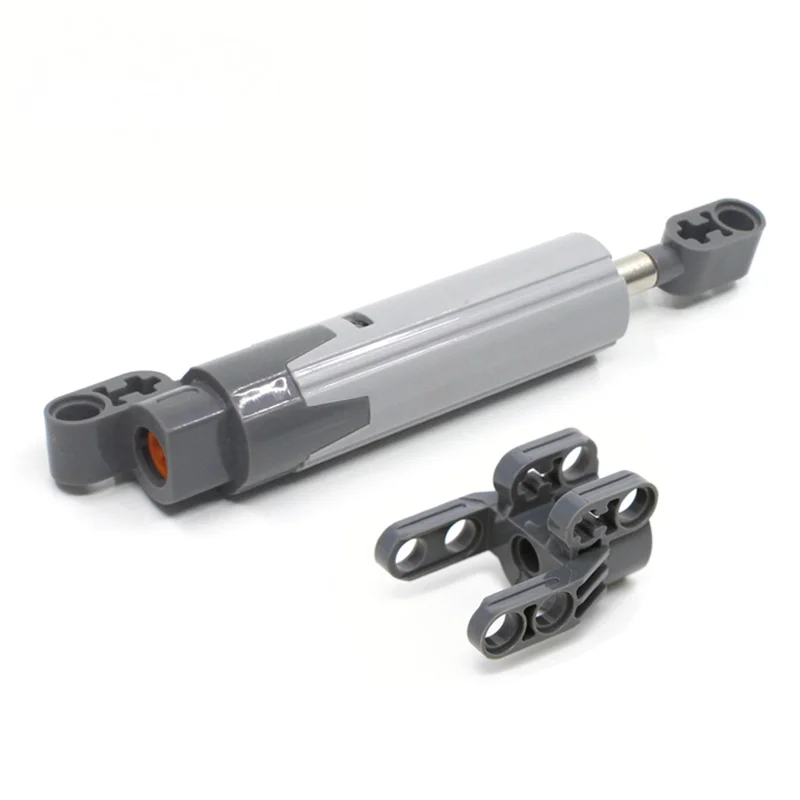 Technical Linear Actuator Long Ends Holder Axle and Pin Connectors Building Block Parts fit for 40918 61927 61904 61905 Bricks