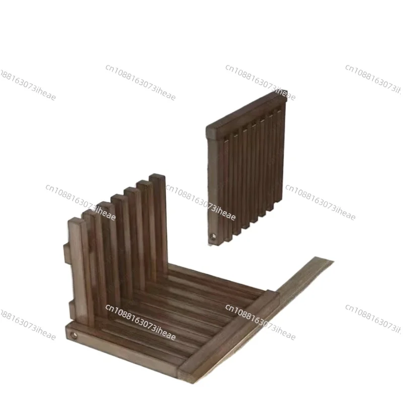 Bedside table foldable wall-mounted creative bedside frame, bedroom can be put away space-saving ultra-narrow bedside table