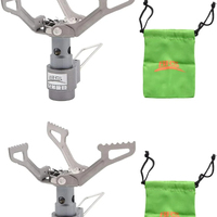 25g Lightweight Mini Gas Cooker Burner BRS Outdoor Portable Solo Titanium Camping Gas Stove Camping Hiking Gas Burner brs-3000t