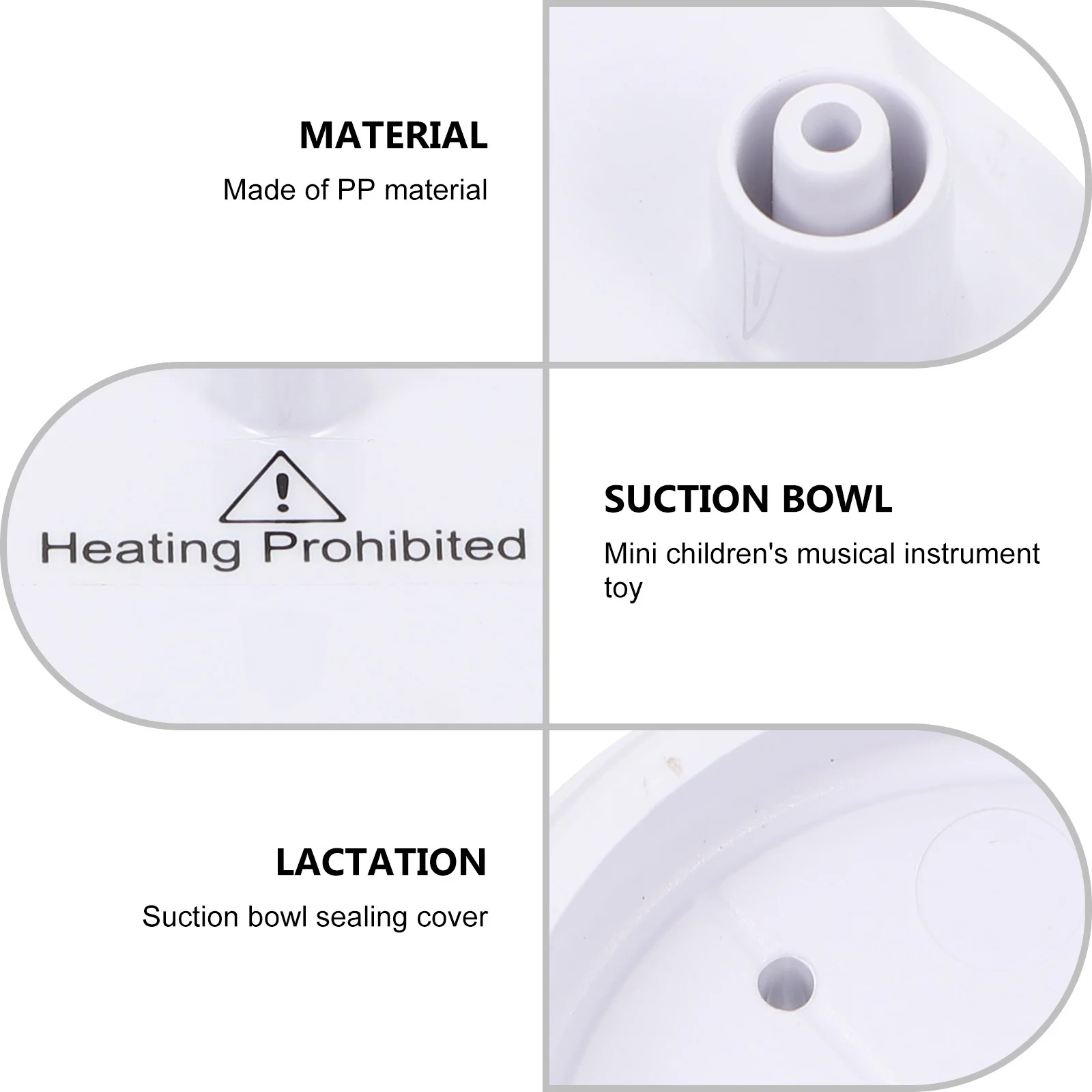 

1 шт., аксессуар для молокоотсоса, пищевой полипропилен, легко чистится, практичный, для домашнего использования, портативная присоска для молока, инструмент для молокоотсоса из полипропилена
