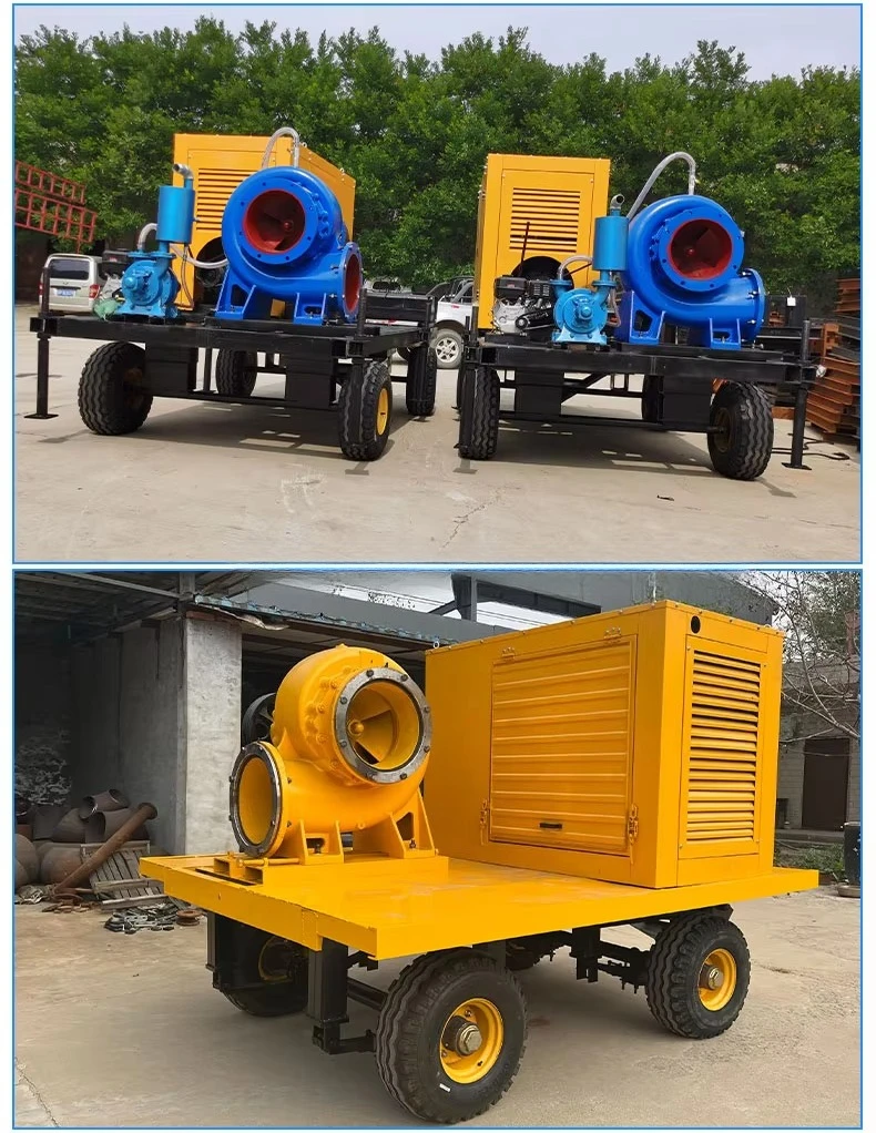 مضخة شفط الرمل الأفقية الصغيرة لاستخراج الرواسب من البركة والنهر