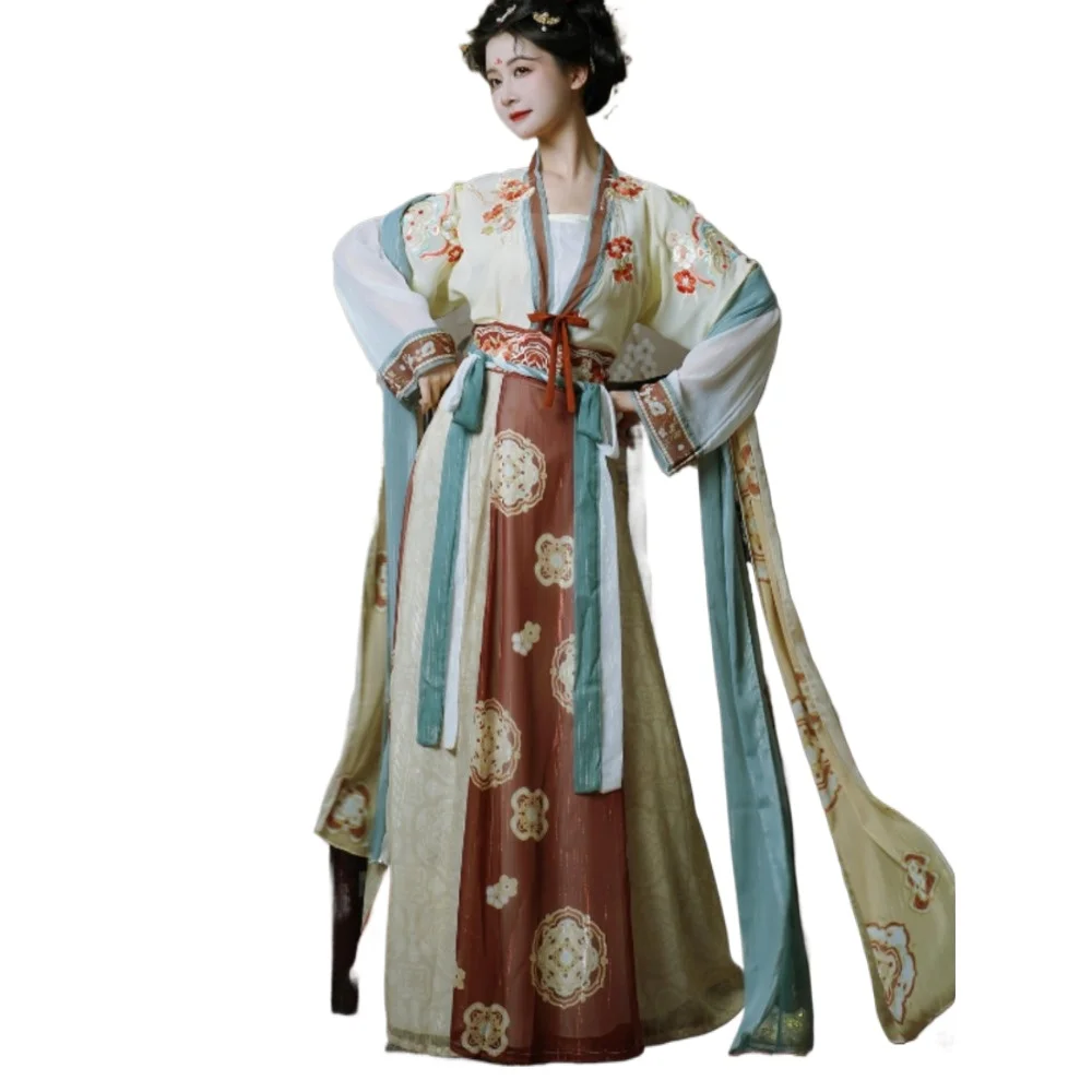 

Платье феи, платье в китайском стиле, женская одежда Hanfu для косплея, винтажные сценические костюмы в этническом стиле, модная одежда для вечеринок, танцевальная одежда