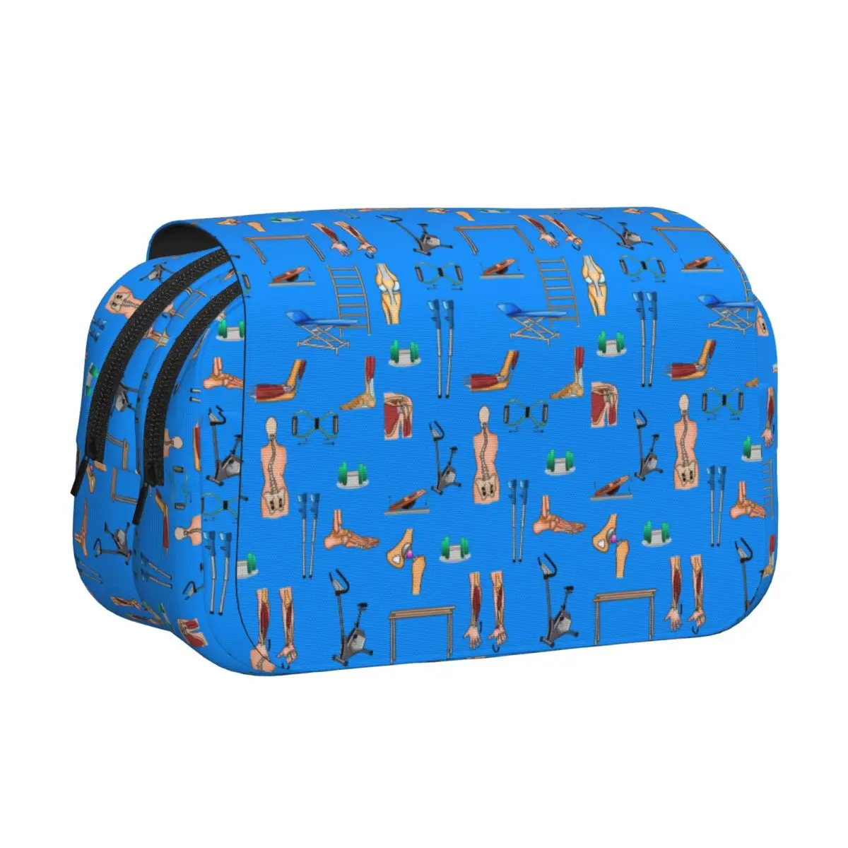 Physiotherapy ISHA Pencil Case Pen Holder Hard Shell Leather Large Capacity Pen Box Pencil Bag for Kids School