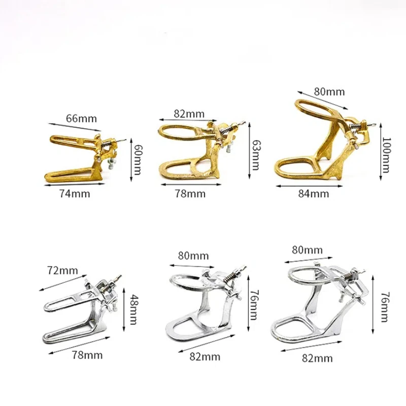 5pcs Dental Simple Articulator Zinc Alloy L M S Dentistry Tool Laboratory Supplies For Dental Technician