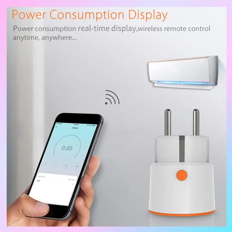 

AB25-Tuya Smart Zigbee вилка питания EU 16A розетка кВтч монитор электроэнергии Singal удлинитель повторитель запасные части аксессуары