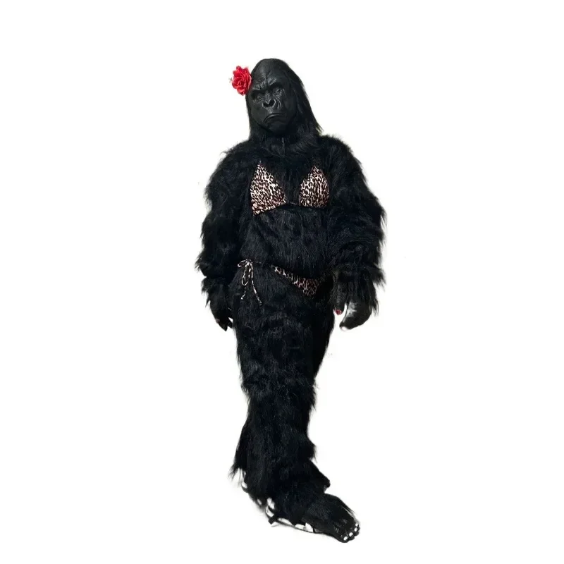

Live Streaming Cosplay Funtoys Tiktok Giant Gorilla Adult Cartoon Animal Mascot Costume for Party Game Feast Carnival Activity