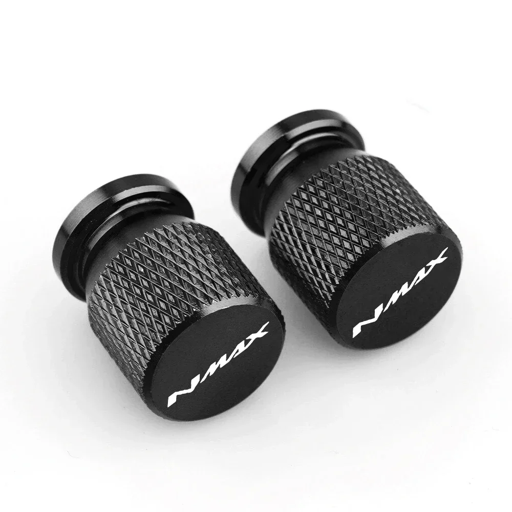 1 زوج لياماها NMAX N-MAX 155 NMAX125 الإطارات غطاء صمام اكسسوارات CNC الألومنيوم عجلة غطاء منفذ الهواء دراجة نارية