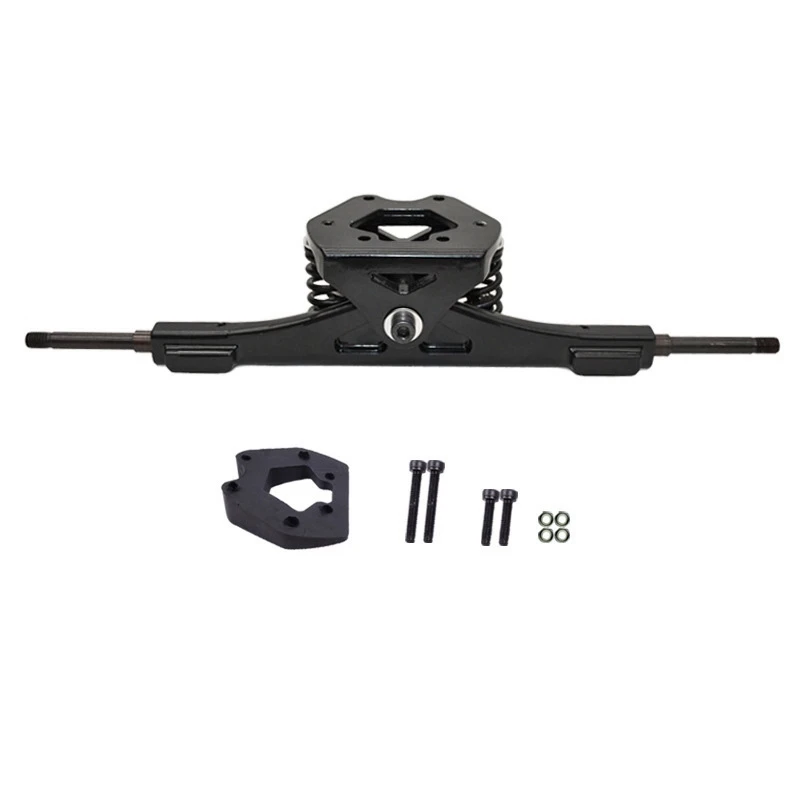 17 pollici camion da skateboard elettrico guarnizione in alluminio camion a motore ponte da skateboard elettrico riser pad ponte longboard