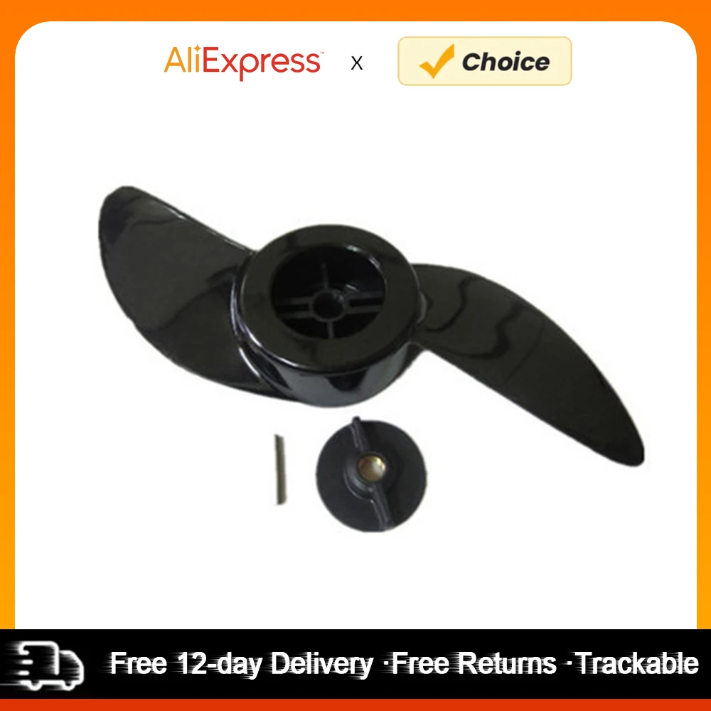

2 Blades Boat Propeller Outboard Motor Propeller Electric Trolling Motor Outboard Propeller for 32lb 46lb 40lb Boat Propeller