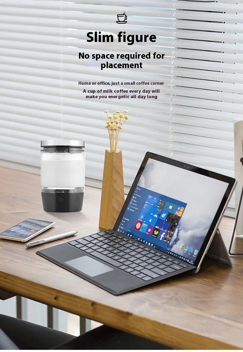 صغيرة محمولة للسفر في الهواء الطلق المنزل كامل التلقائي الحليب Frother الكهربائية مزبد رغوة الشوكولاته خلاط القهوة آلة مزبد